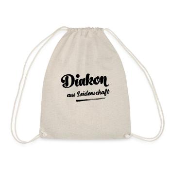 Diakon Diakonie Jesus Glaube Kirche Religion - Turnbeutel - Natur - Vorne