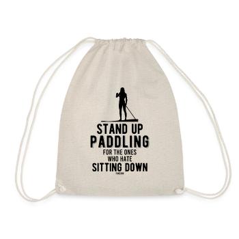 Stand up paddling - Drawstring Bag - nature - Front