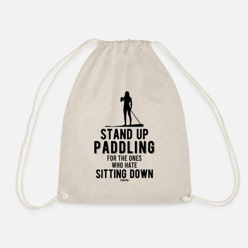 Stand Up Paddling - Turnbeutel - Natur