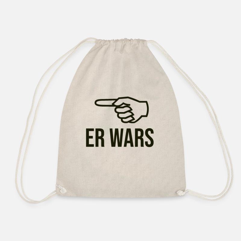 Er wars - Turnbeutel - Natur