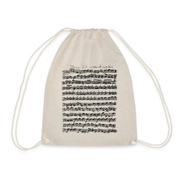 Bach Partita pour violon en mi majeur Preludio - Sac de sport léger - nature - Devant