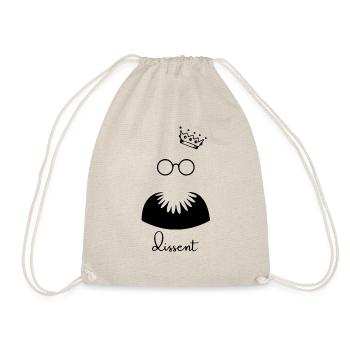 Ruth Bader Ginsburg RBG Court Judge LGBT I dissent - Turnbeutel - Natur - Vorne