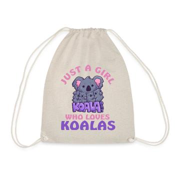Juste une fille qui aime les koalas Koaladay - Sac de sport léger - nature - Devant