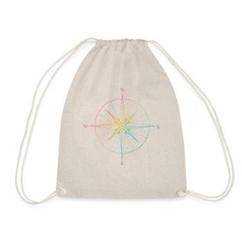Compass, Kompass, Outdoor, Nature, Wildlife - Turnbeutel - Natur - Vorne