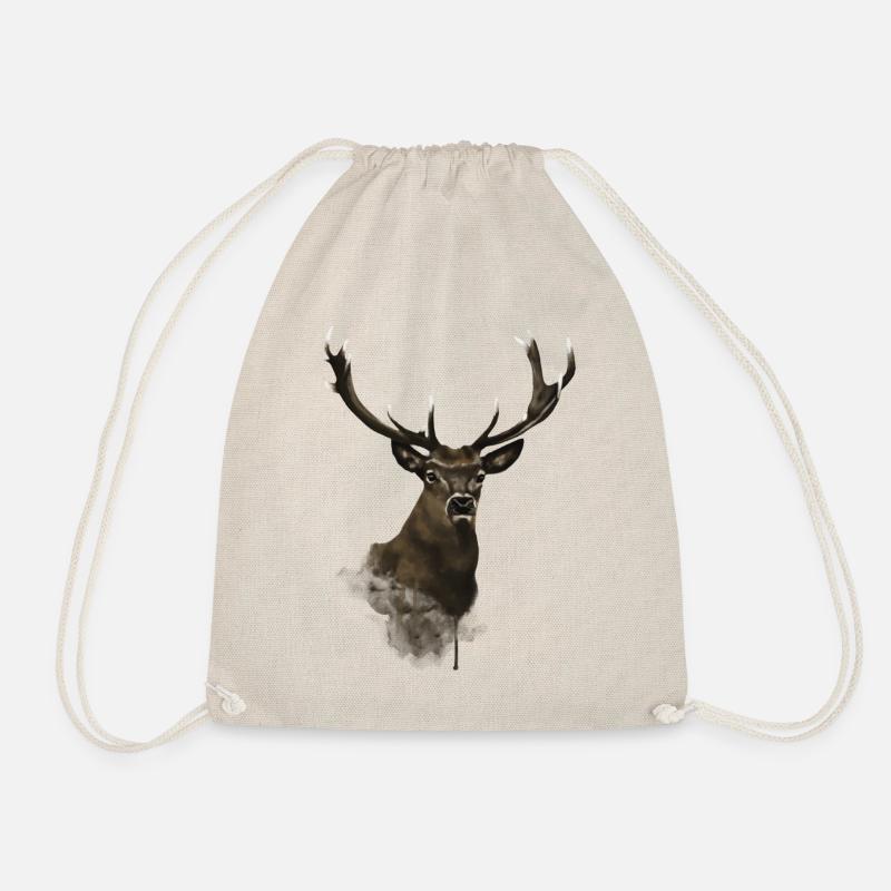 Hirsch - Turnbeutel - Natur