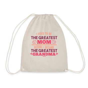 Grandma grandma gift - Drawstring Bag - nature - Front