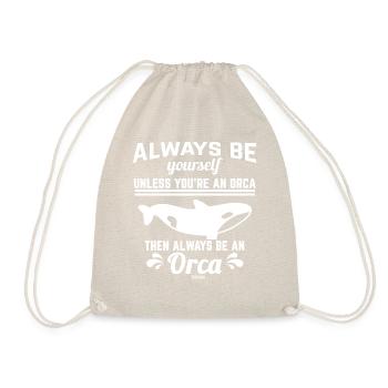 killer whale - Drawstring Bag - nature - Front