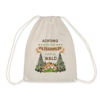 Toller Steinpilz Spruch für Pilzjäger Geschenk - Turnbeutel - Natur - Vorne