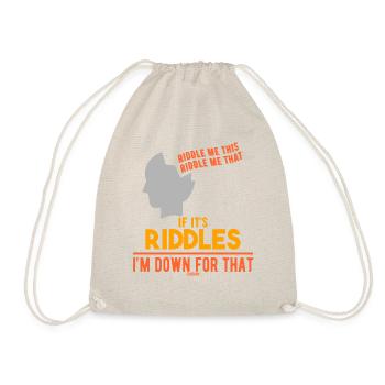 Solving puzzles - Drawstring Bag - nature - Front