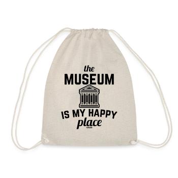 museum - Drawstring Bag - nature - Front