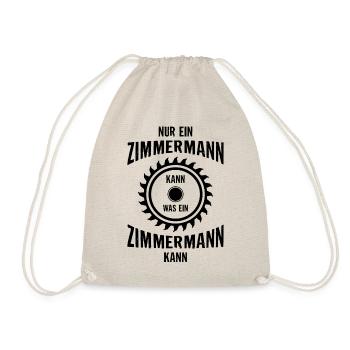 Zimmermann - Turnbeutel - Natur - Vorne