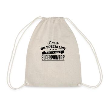 I am an HR Specialist Personal HR Specialist - Drawstring Bag - nature - Front