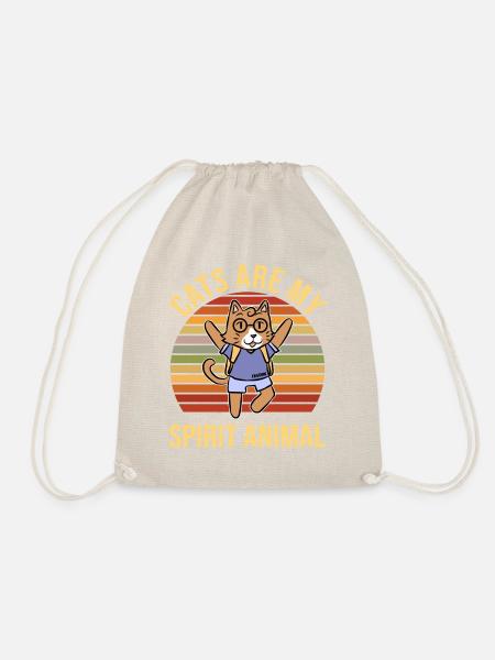 Les chats sont mon Animal Nerd Cat - Sac de sport léger - nature