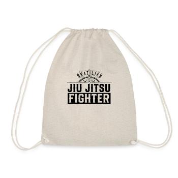 Brazilian Jiu Jitsu Fighter Coach Jiujitsu BJJ - Drawstring Bag - nature - Front