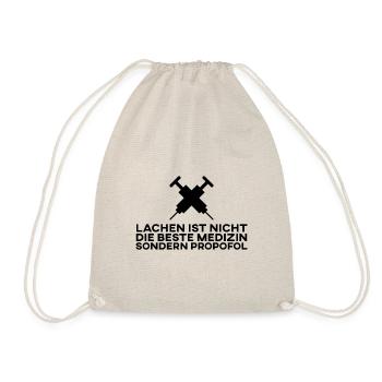 Altenpflegerin Geschenk - Turnbeutel - Natur - Vorne