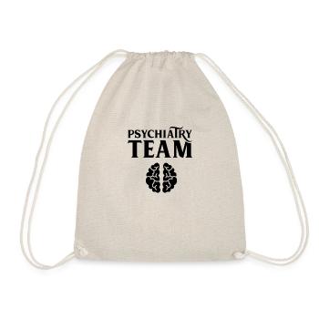 Psychiatry team doctor psychiatrist student profession - Drawstring Bag - nature - Front