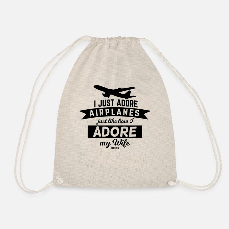 Planes - Drawstring Bag - nature