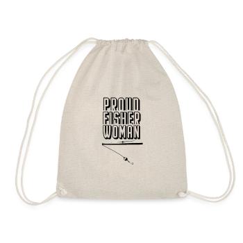Fier pêche Pêche Pêche Pêche Homme de pêche - Sac de sport léger - nature - Devant