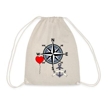 Anchor Sailor Compass Windrose Balloon Tour - Sac de sport léger - nature - Devant
