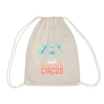 Circus circus artist travelling circus funny - Drawstring Bag - nature - Front