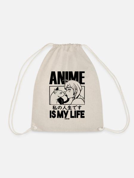 Haustier Katze Manga Anime - Turnbeutel - Natur