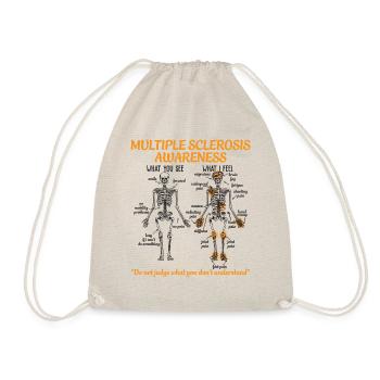 Multiple Sclerosis Awareness - Drawstring Bag - nature - Front