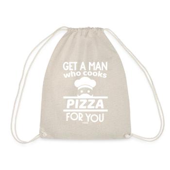 Pizzeria Pizzaiolo Spruch - Sac de sport léger - nature - Devant