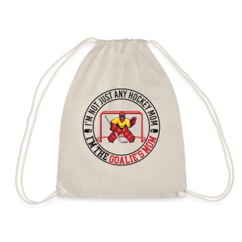 Je ne suis pas juste tout le hockey Maman Je suis La Mère du Gardien - Sac de sport léger - nature - Devant