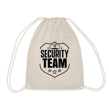Sicherheits Team Sicherheit Wachmann Security - Turnbeutel - Natur - Vorne