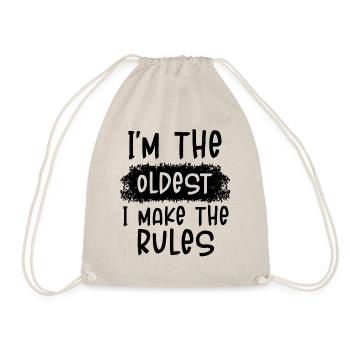 I’m The Oldest I make The Rules Matching Family - Sac de sport léger - nature - Devant