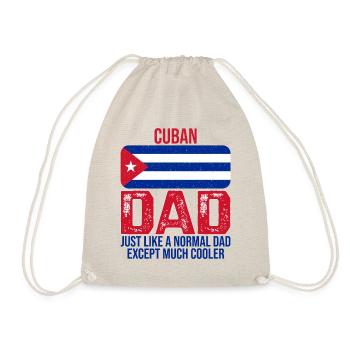 Cuban Dad Kuba-Flagge zum Vatertag - Turnbeutel - Natur - Vorne