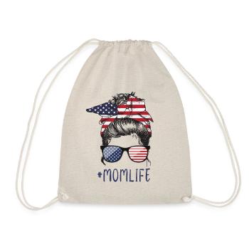 Mom Life Matching - Drawstring Bag - nature - Front