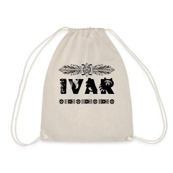 IVAR boys name personalized - Drawstring Bag - nature - Front