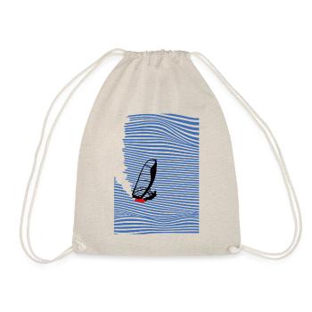 Windsurfers Windsurfing Wave - Drawstring Bag - nature - Front