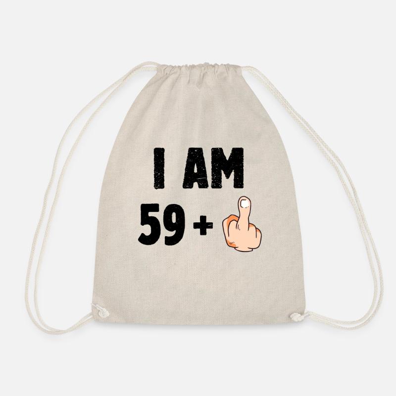 I am 59 plus one - Turnbeutel - Natur