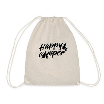 Happy Camper Camping Camping Campsite - Drawstring Bag - nature - Front