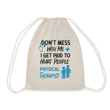 Physical Therapist Therapy - Drawstring Bag - nature - Front