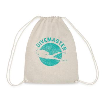 Scuba Diving Diver Vintage - Drawstring Bag - nature - Front