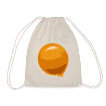 Fried Egg Costume Halloween Carnival Egg Yolk Yolk Yolk - Drawstring Bag - nature - Front