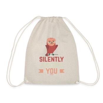 Owl - Drawstring Bag - nature - Front