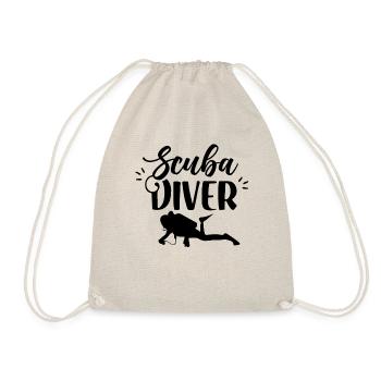Plongeur Scuba Diver Scuba Diving - Sac de sport léger - nature - Devant