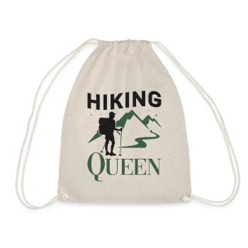 Female Hiker Girl Hiking Queen - Turnbeutel - Natur - Vorne