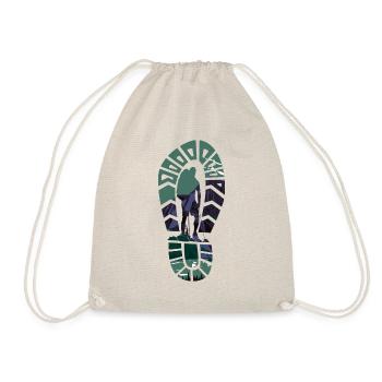 Hiker Shoeprint Hiking - Drawstring Bag - nature - Front