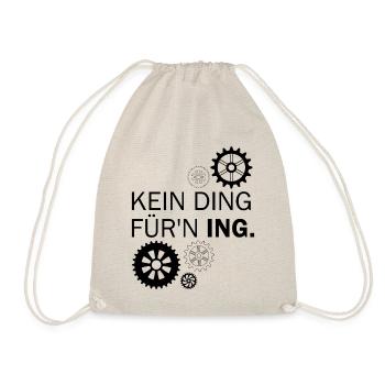 Ingenieur Technik Mechanik - Turnbeutel - Natur - Vorne