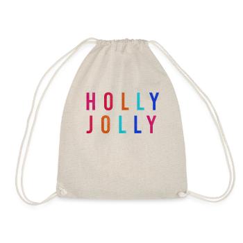 Holly Jolly Christmas Party - Turnbeutel - Natur - Vorne