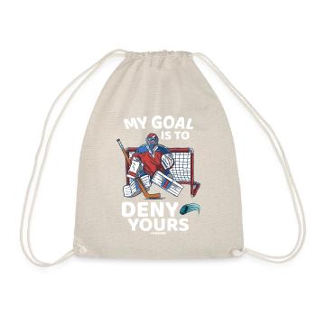 Eishockey - Turnbeutel - Natur - Vorne