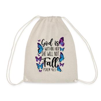 Christian Bible Verse Quote - Turnbeutel - Natur - Vorne