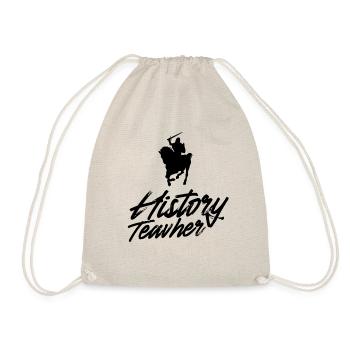 History Teacher Nerd History Historian - Drawstring Bag - nature - Front