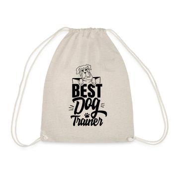 Meilleur dresseur de chiens disant chien d’école de chiens maître-chien - Sac de sport léger - nature - Devant