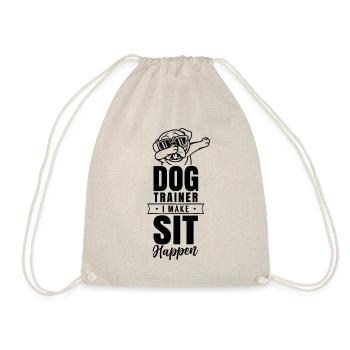Dresseur de chiens Maître de chiens École canine Disant - Sac de sport léger - nature - Devant
